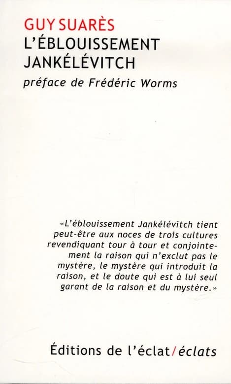 L'éblouissement Jankélévitch