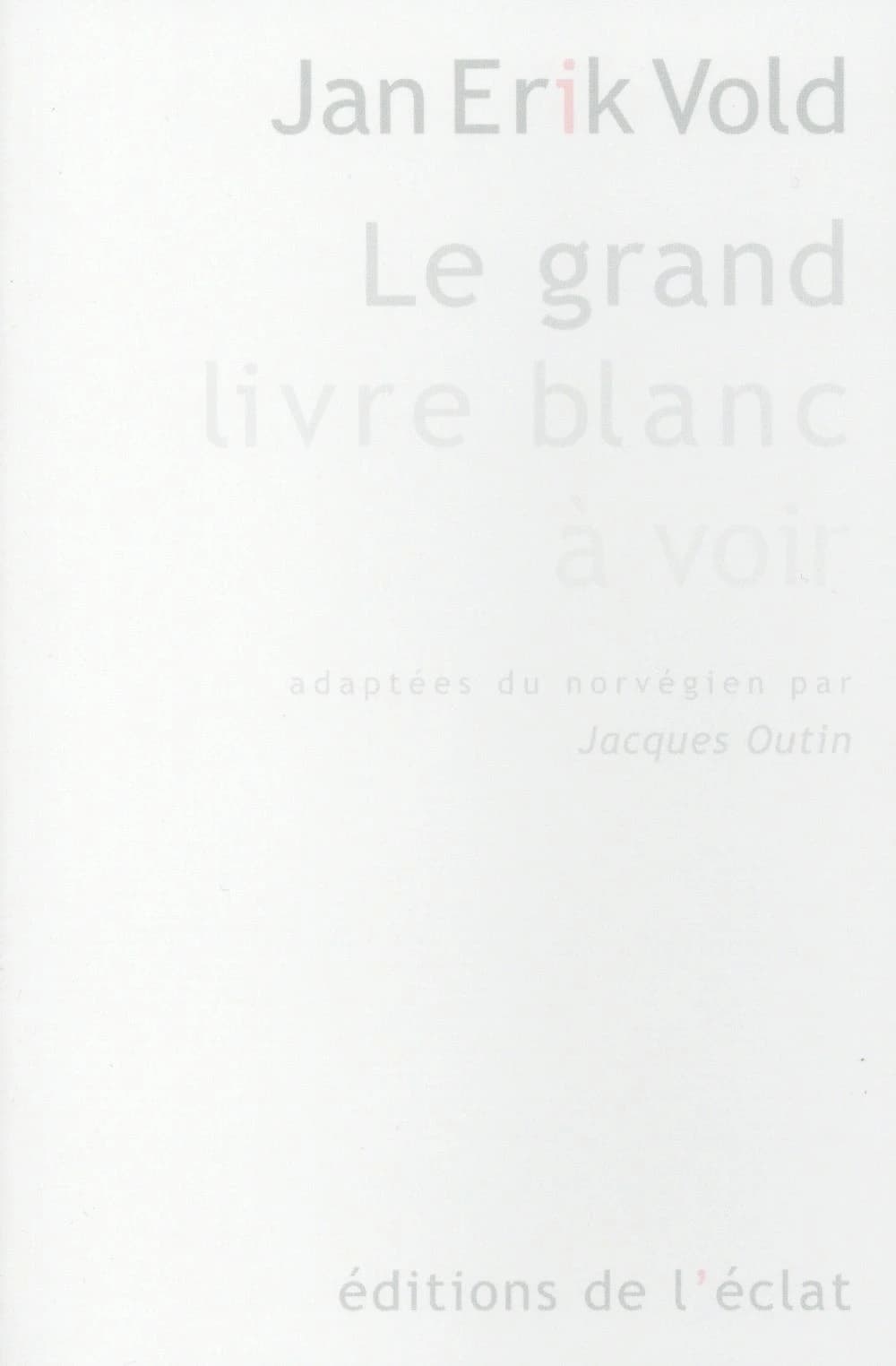 Grand livre blanc à voir