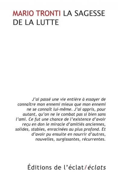 La sagesse de la lutte ; suivi de Peuple