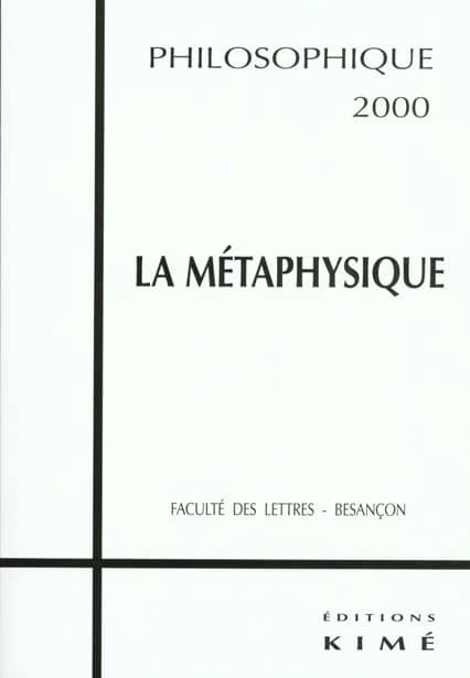 La métaphysique
