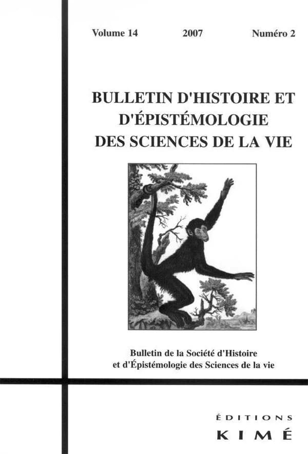 BULLETIN D'HISTOIRE ET D'EPISTEMOLOGIE DES SCIENCES DE LA VIE n.14