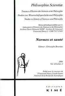 Philosophia scientiae Tome 12