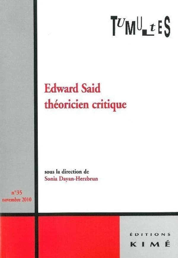 REVUE TUMULTES n.35 : Edward Said, théoricien critique