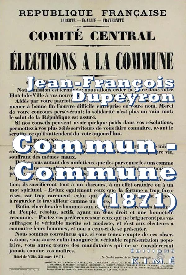 Commun-Commune : penser la Commune de Paris, 1871