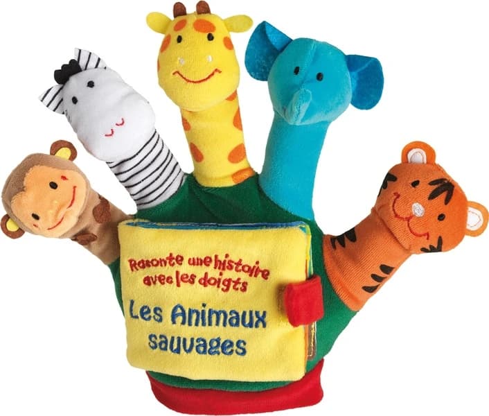 Raconte une histoire avec les doigts ; les animaux sauvages