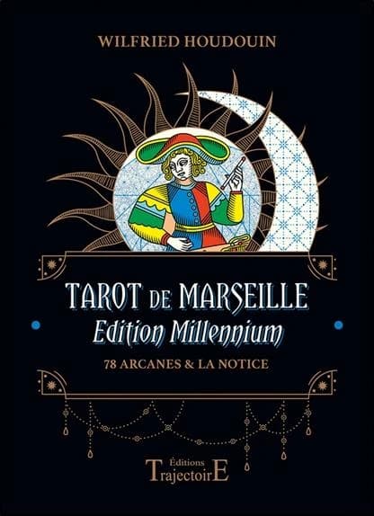 Tarot de Marseille : 78 arcanes & la notice (Éd. millennium) Wilfried Houdouin