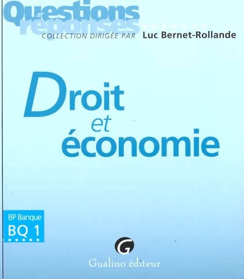 Droit et économie