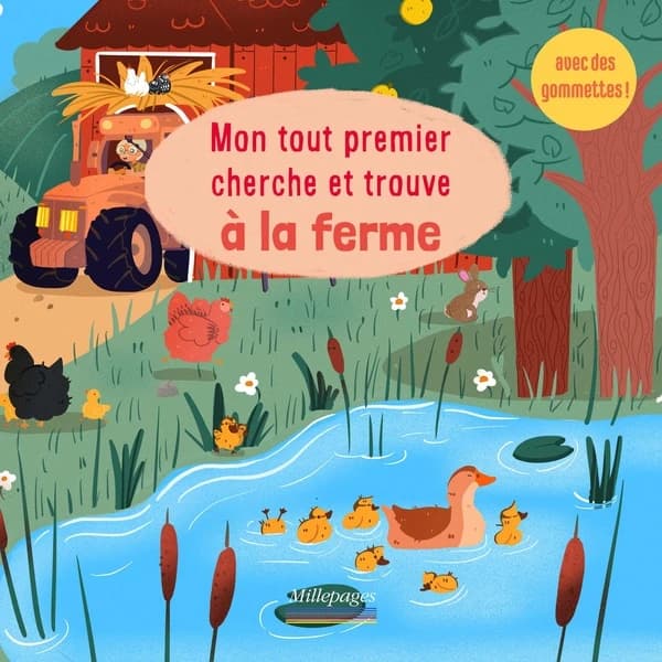 Mon tout premier cherche et trouve : à la ferme : [Autocollant]