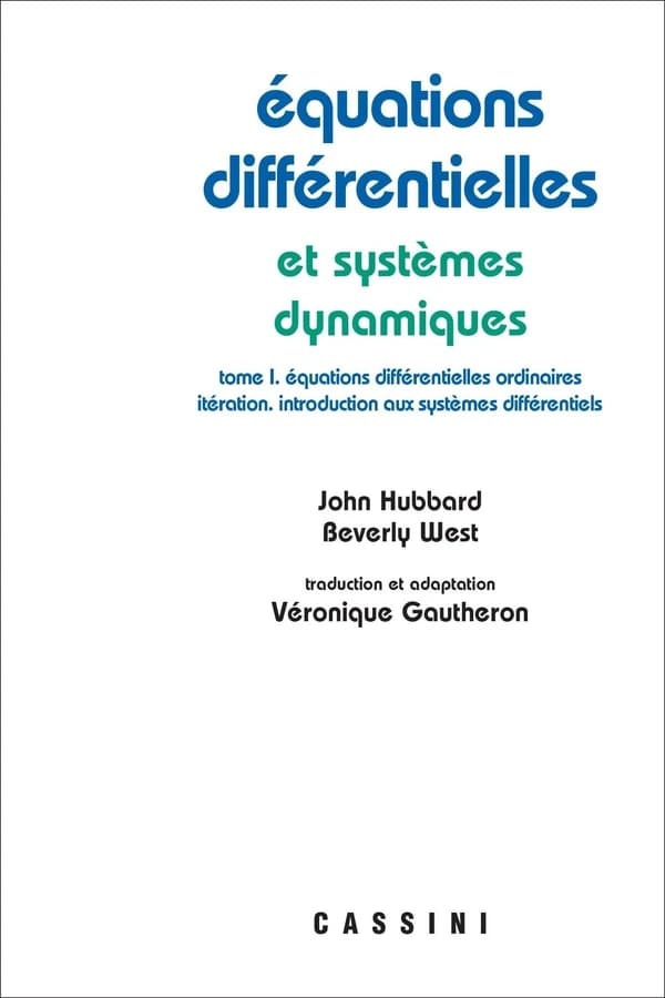 Équations différentielles ordinaires, itération, introduction aux systèmes différentiels