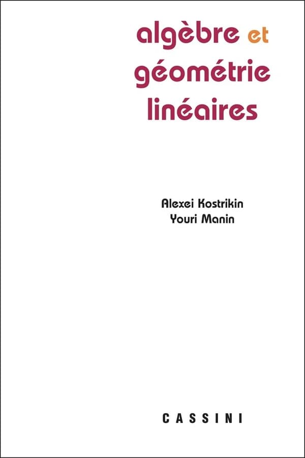 Algèbre et géométrie linéaires
