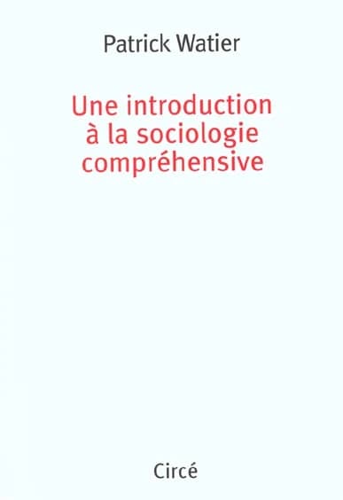 Introduction à la sociologie compréhensive
