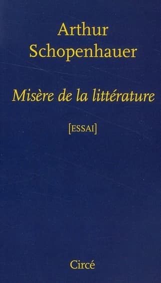 Misère de la littérature : [essai]