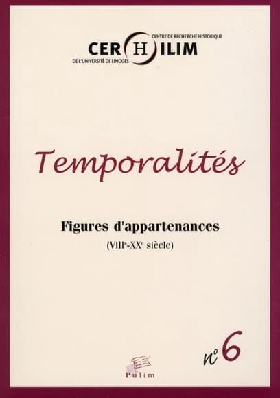 Figures d'appartenances (VIII-XX siècle)