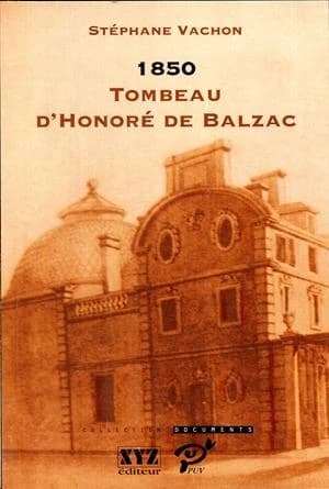 1850, tombeau d'Honoré de Balzac