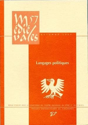 Langages politiques au moyen âge XIIe XVe siècles