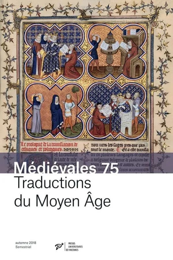 Médiévales Tome 75 : traductions du Moyen Age