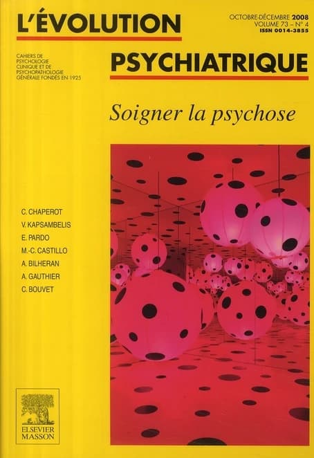 REVUE L'EVOLUTION PSYCHIATRIQUE n.73