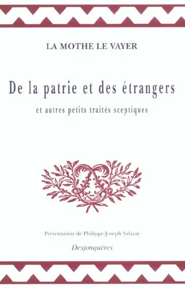 De la patrie et des étrangers : et autres petits traités sceptiques