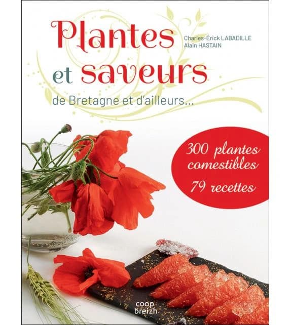 Plantes et saveurs : de Bretagne et d'ailleurs : 300 plantes comestibles, 79 recettes