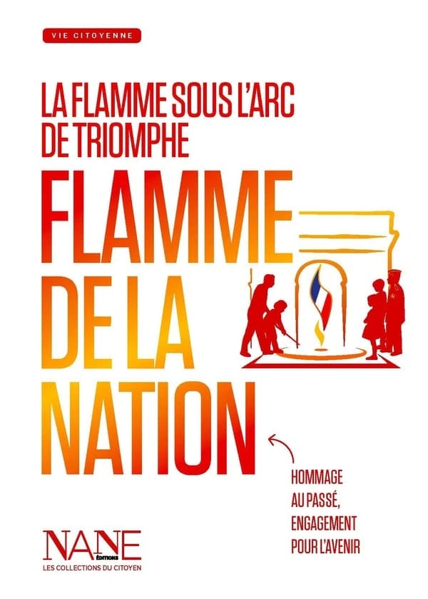 La flamme sous l'Arc de triomphe, flamme de la Nation