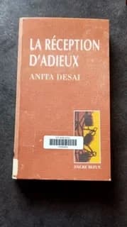 La réception d'adieux ([Éd. en gros caractères]) Anita Desai ; [trad. de l'anglais par Anne-Cécile Padoux]