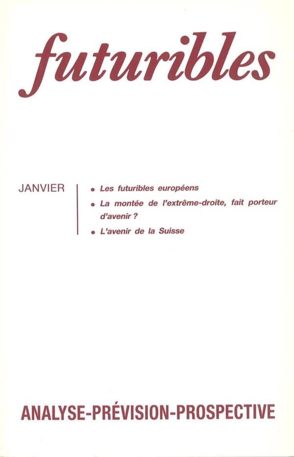 Futuribles 161, janvier 1992. les futuribles europeens