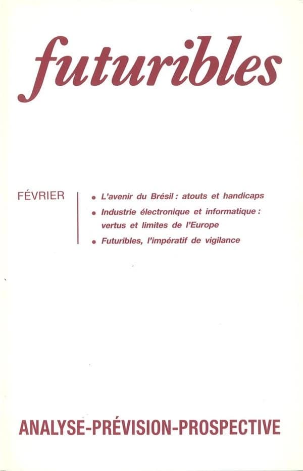 Futuribles 162, fevrier 1992. l'avenir du bresil : atouts et handicaps