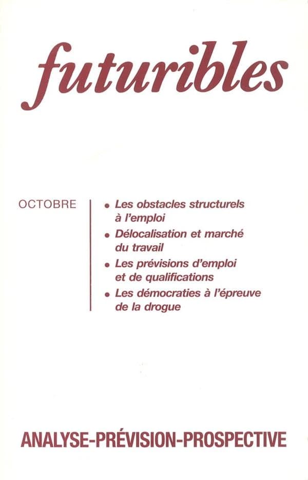 Futuribles 180, octobre 1993. les obstacles structurels a l'emploi