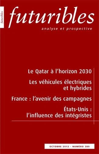Futuibles 389, octobre 2012. Le Qatar à l'horizon 2030 : Les véhicules électriques et hybrides