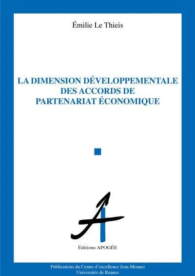La dimension développementale des accords de partenariat économique