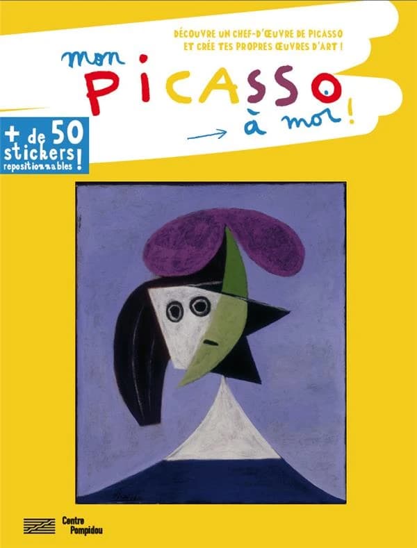 Mon PICASSO à moi ! : Femme au chapeaurel. : [Autocollant]