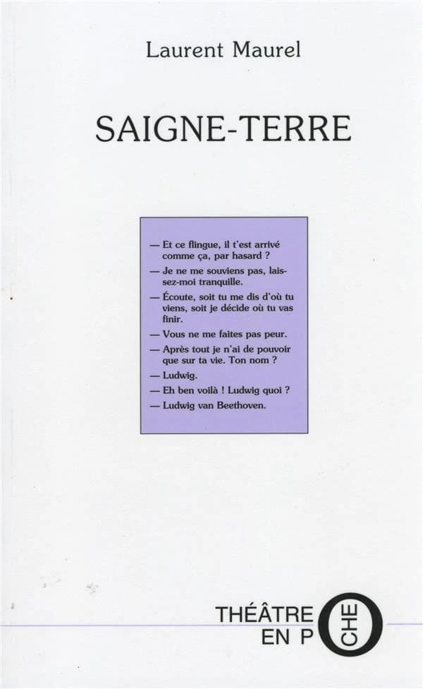 Saigne-terre : [Saint-Gratien, Théâtre Jean Marais, 27 janvier 2001]