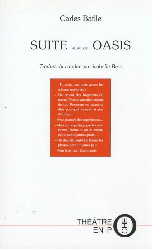 Suite ; suivi de Oasis