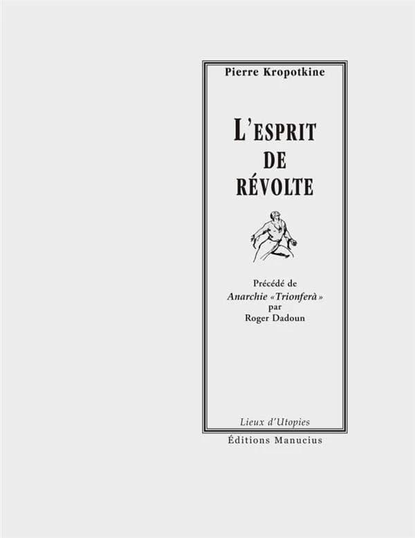 L'esprit de révolte