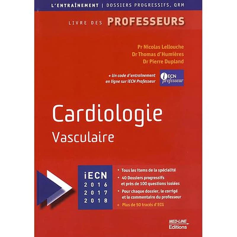 Cardiologie vasculaire : iECN 2016, 2017, 2018