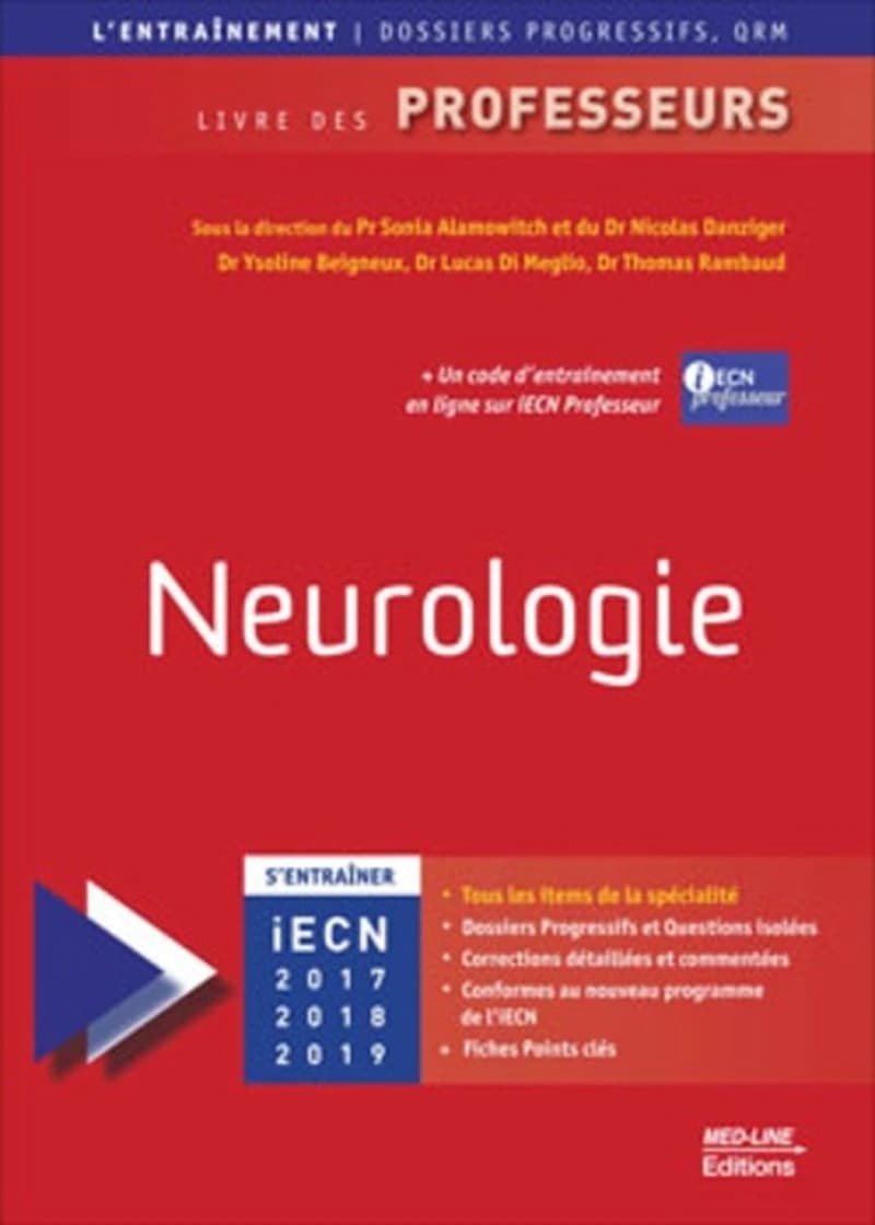 Neurologie : s'entraîner iECN 2017-2018-2019