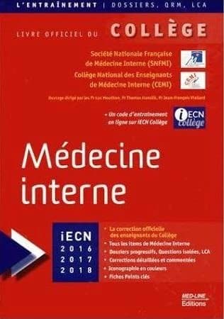 Médecine interne : iECN 2016, 2017, 2018