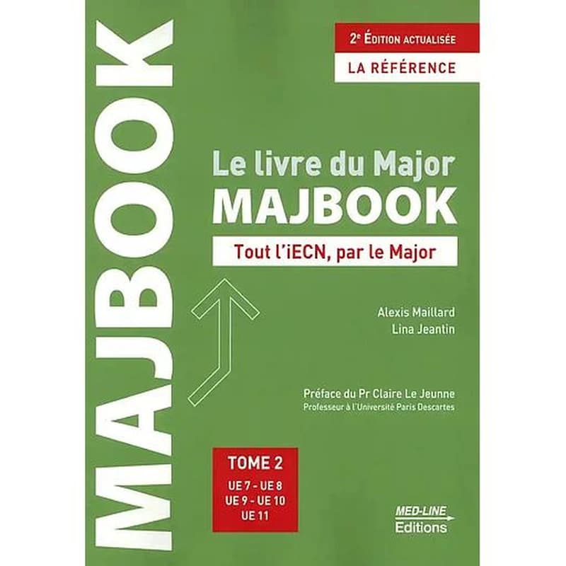 Majbook : le livre du major : tout l'iECN par le major (2e éd. actualisée) Alexis Maillard, Lina Jeantin