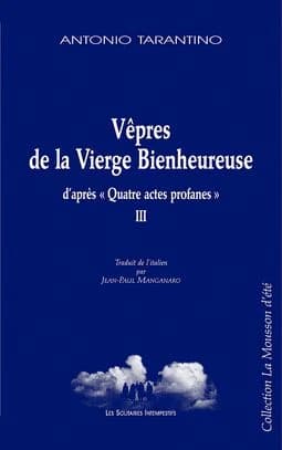Vêpres de la Vierge bienheureuse : d'après "Quatre actes profanes"