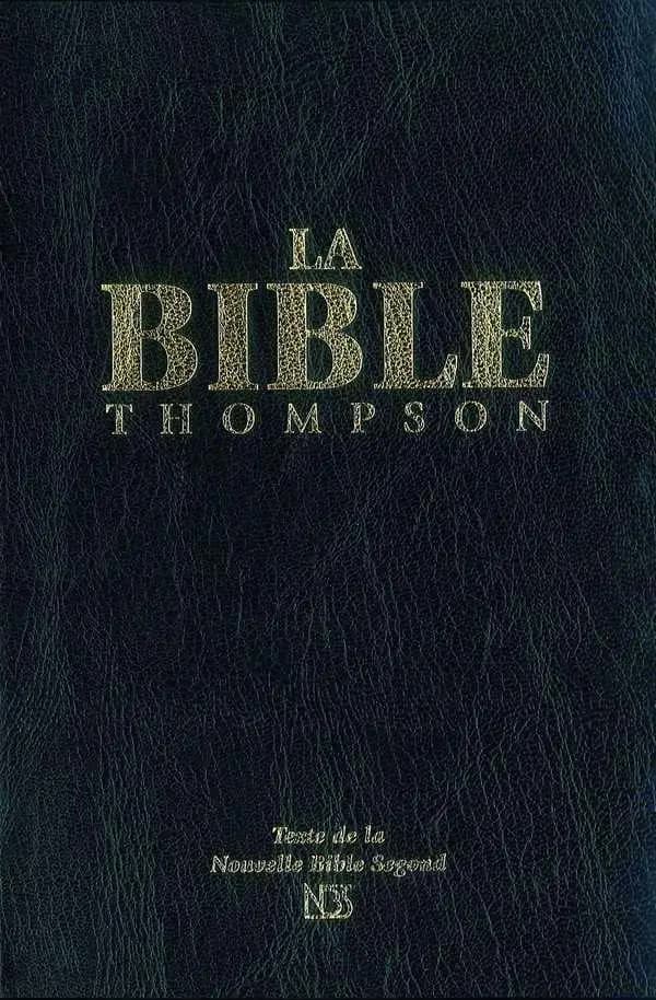 La Bible Thompson nbs (nouvelle Bible Segond) avec onglets