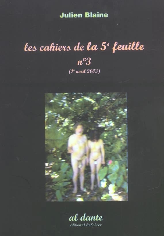 Les cahiers de la 5e feuille. N° 3, 1er avril 2003