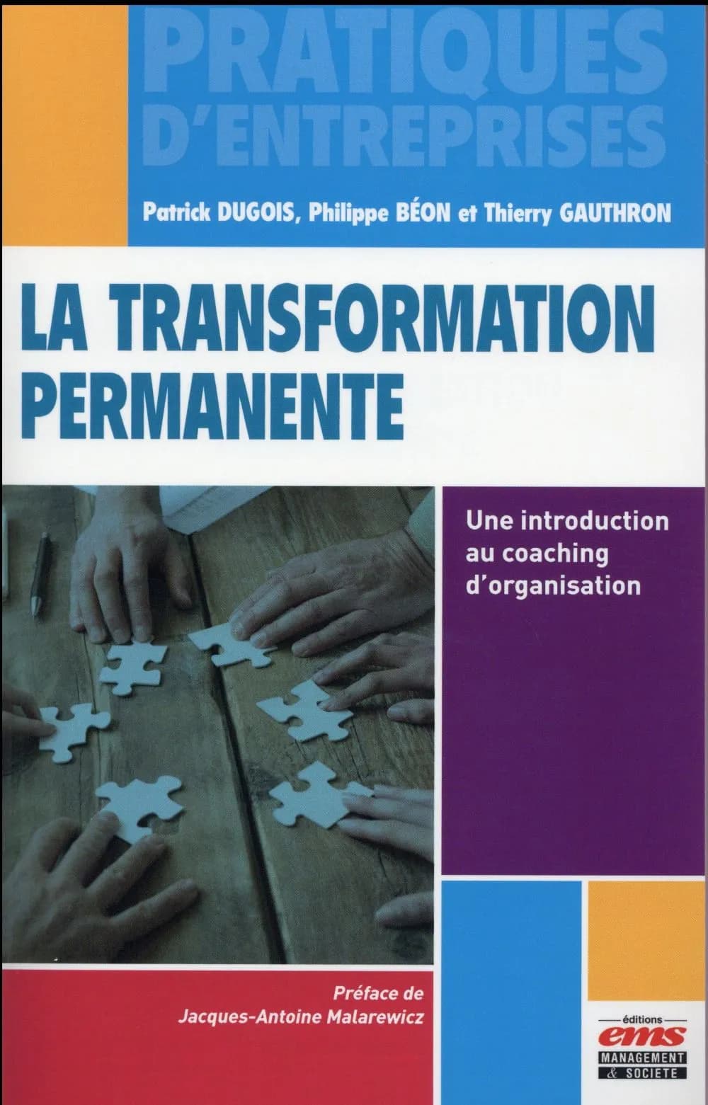 La transformation permanente : une introduction au coaching d'organisation