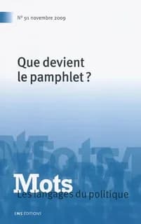 Mots. Les langages du politique, n° 91