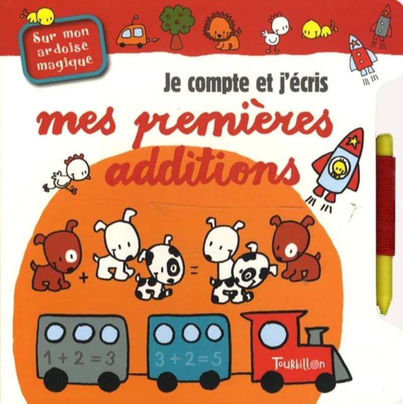 JE COMPTE ET J'ECRIS MES PREMIERES ADDITIONS