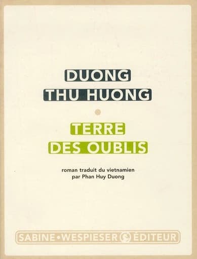 Terre des oublis
