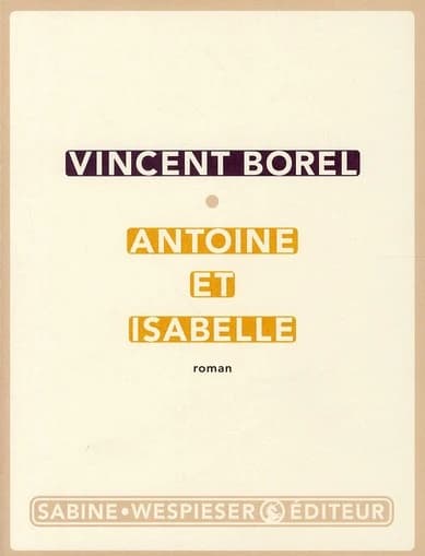 Antoine et Isabelle : roman