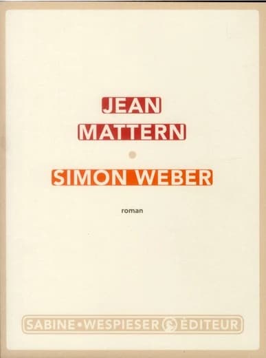 Simon Weber : roman