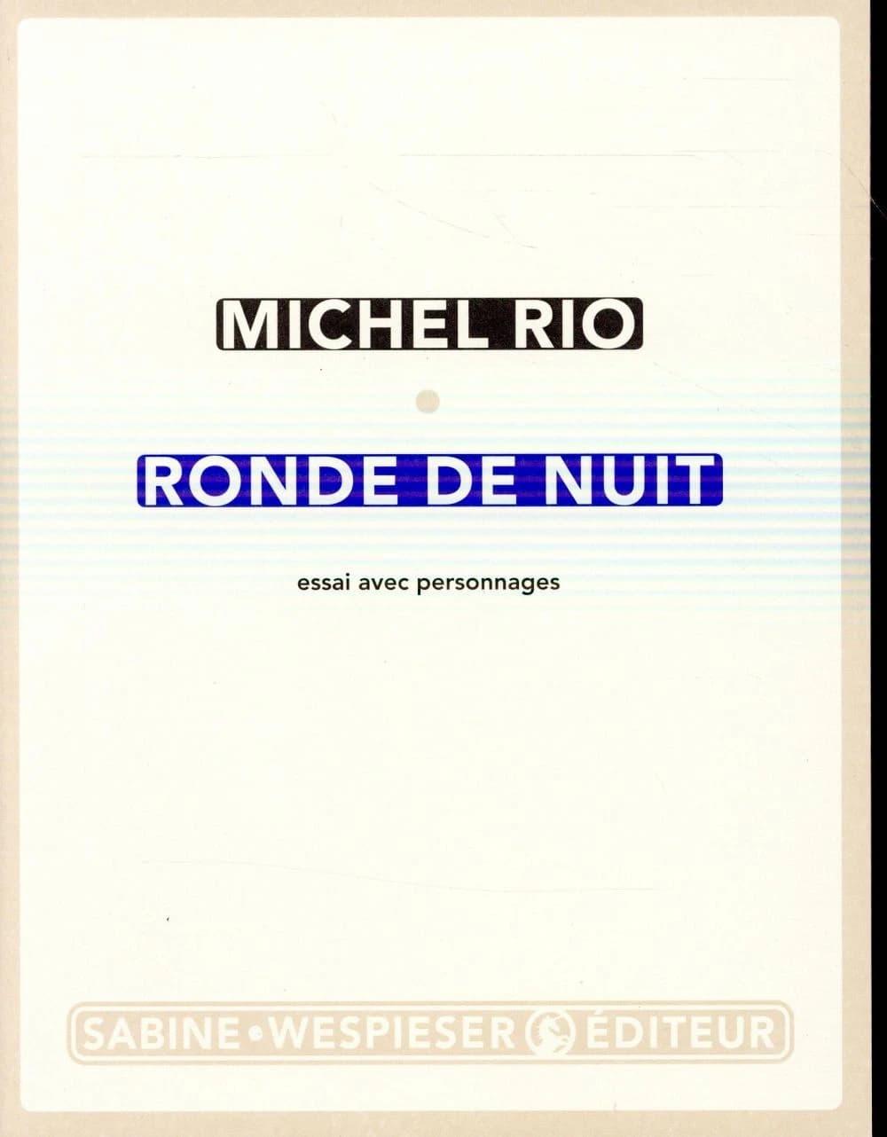 Ronde de nuit : essai avec personnages