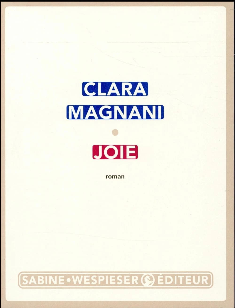 Joie : roman