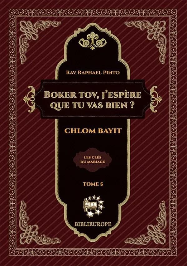 Boker Tov, j'espere que tu vas bien